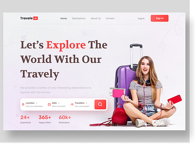 Travelling Services Landing Page