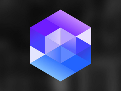Project logo idea cube diamond gem logo