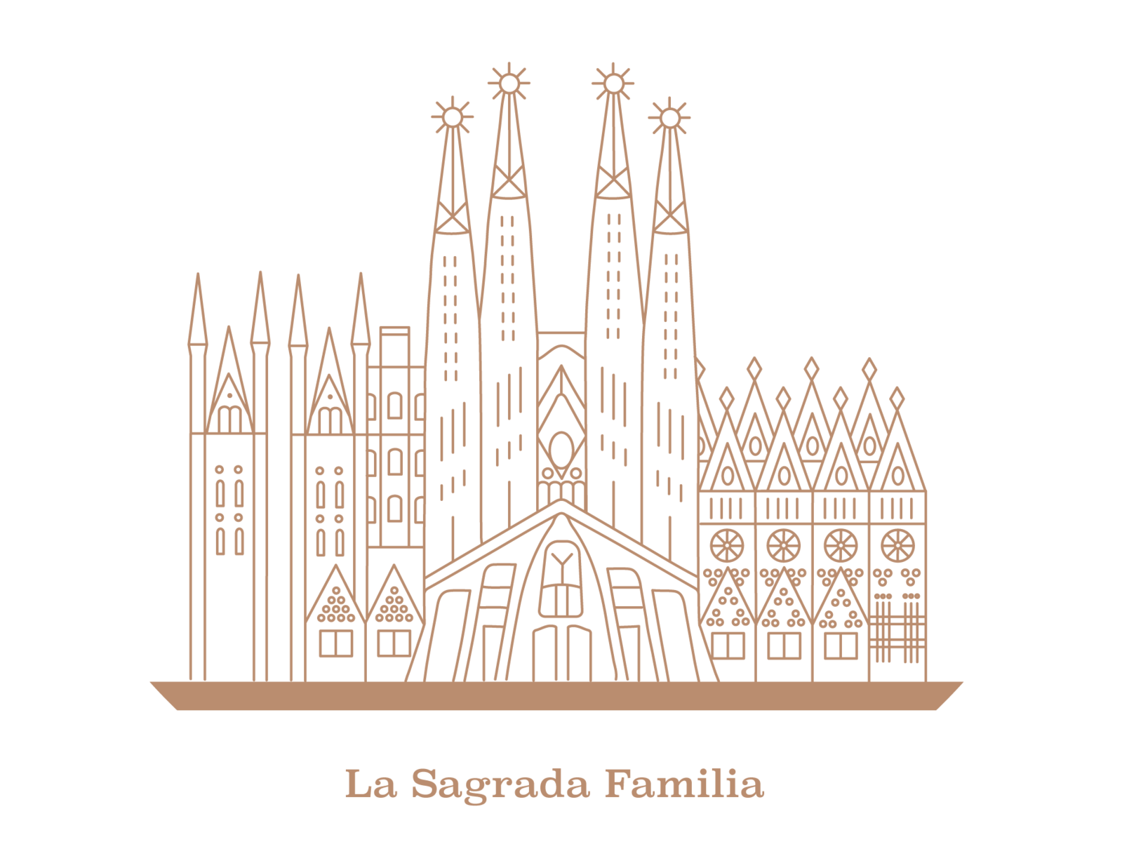 La Sagrada Familia Coloring Sketch Coloring Page Sketches, La sagrada familia dr