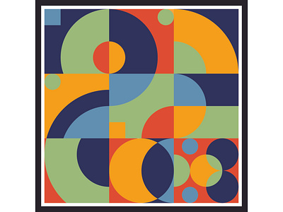Abstract Geometric Art - 2 graphic design pattern