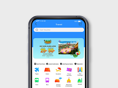 UI Design Mobile Apps : Home page Travel Category design graphic design homepage ui ux