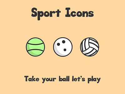 Flat Sport Icons