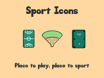 Flat Sport Icons