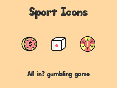 Flat Sport Icons