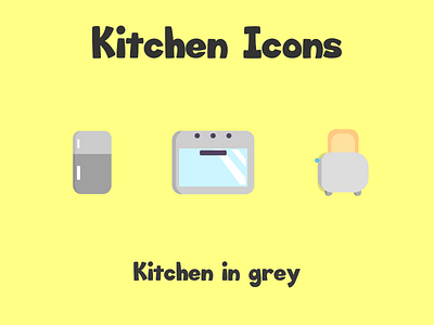 Flat Kitchen Icons