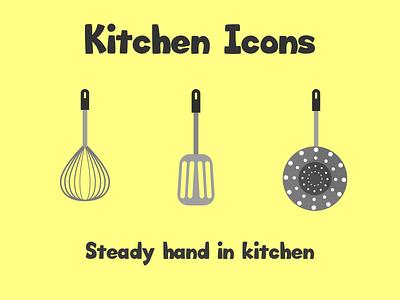 Flat Kitchen Icons