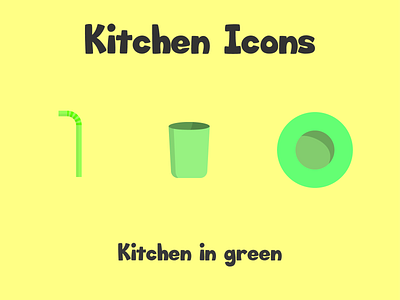 Flat Kitchen Icons