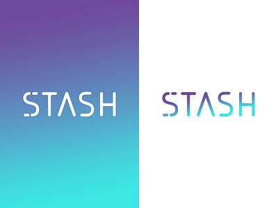 Stash Invest Logo app app logo brand branding gradient gradient logo identity investing logo logotype