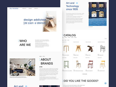 Furniture studio landing page