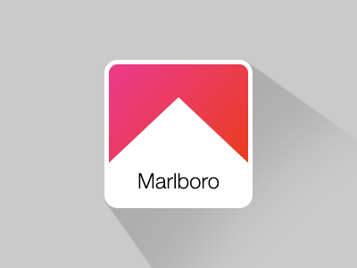 Marlboro icon cigarette long shadow marlboro