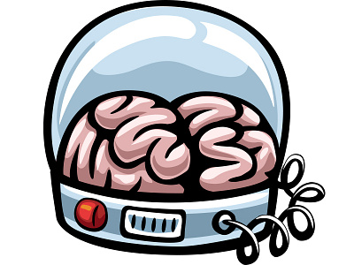 Brainapp brain doodlepark sticker