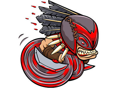 Sonic Bloodseeker bloodseeker doodlepark dota2 photoshop sticker vector