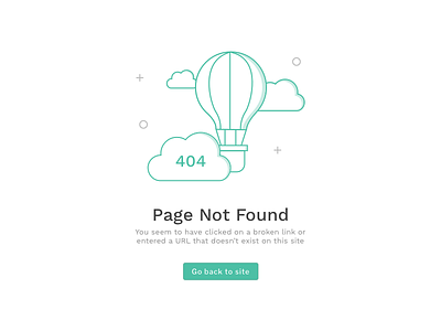 404 Page Not Found Illustration 404 cloud error page not found website