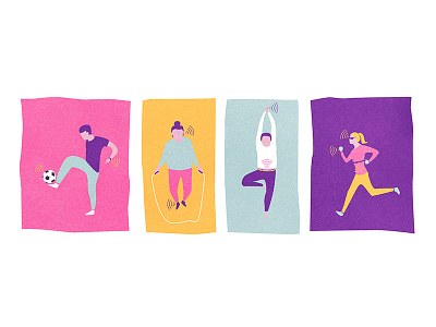 Wearables - illustration for a blogpost graphicdesign illustration sport wearables