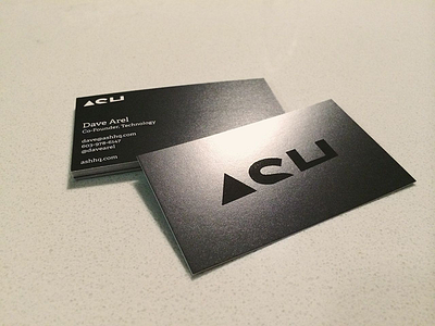 Ash Business Cards