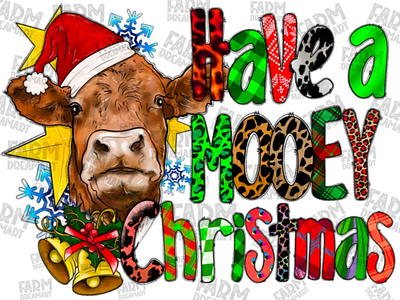 Have a Mooey Christmas Png,Mooey Christmas Png