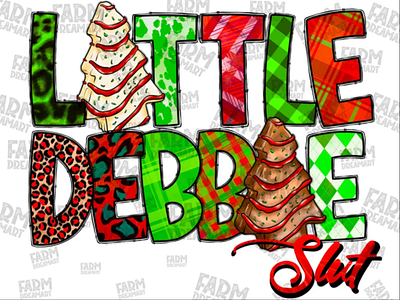 Little Debbie Slut Png, Little Debbie Christmas tree cake app branding design graphic design illustration logo typography ui ux vector