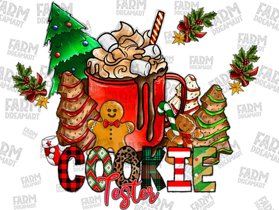 Cookie Tester Png, Santa Claus Png, Cookie Png app branding design graphic design illustration logo typography ui ux vector