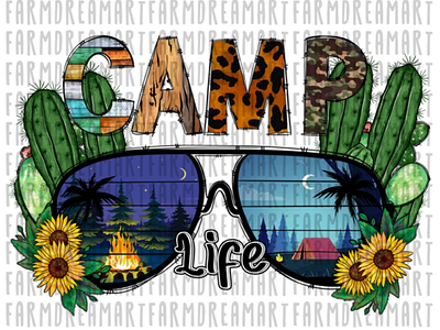 Camp Life PNG File, Camp PNG, Camping Design PNG