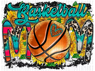 Basketball Mom, basketball clipart, transparent PNG