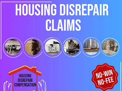 Housing Claims Compensation 3d motion graphics ui