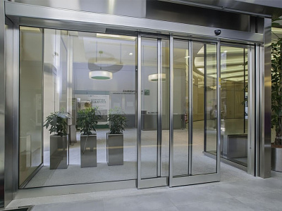 A telescopic sliding door is a kind of automatic door that can b