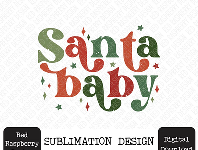 Santa Baby PNG, Traditional Santa Christmas Sublimation app branding design graphic design illustration logo typography ui ux vector