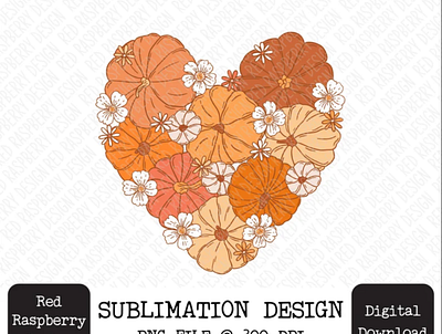 Love Fall Pumpkins PNG Sublimation, I Love fall PNG app branding design graphic design illustration logo typography ui ux vector