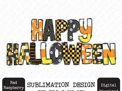 Happy Halloween PNG, Cute Halloween Sublimation