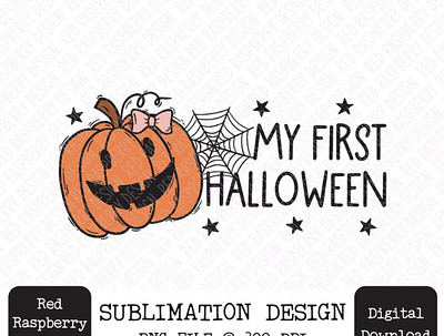 My First Halloween PNG, Cute Halloween PNG app branding design graphic design illustration logo typography ui ux vector