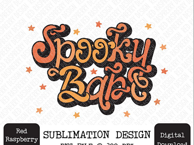 Spooky Babe PNG Sublimation, Cute Halloween PNG