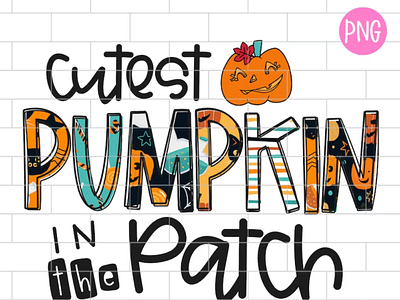 Cutest Pumpkin In The Patch PNG, Pumpkin Pn