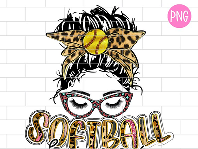 Softball Life PNG, Sublimation Design Downloads app branding design graphic design illustration logo typography ui ux vector