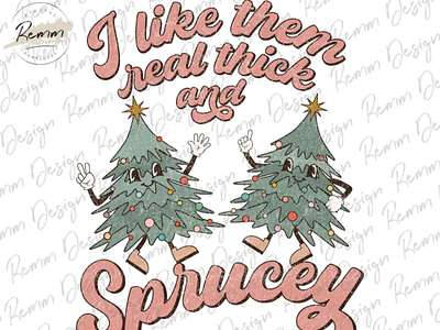 Retro Christmas Sublimation Png