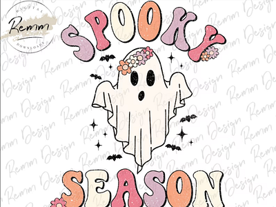 Spooky Season Png, Cute Ghost Png, Fall Png