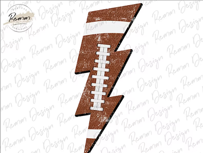 Football Lightning Bolt Png, Distressed Football Png 3d animation app branding design graphic design illustration logo ui vector