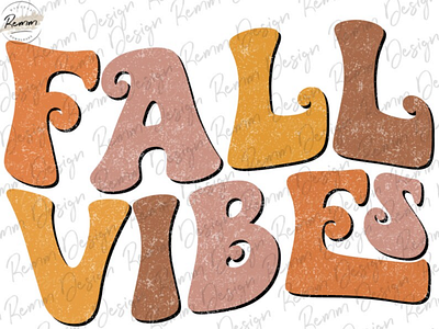 Retro Fall Vibes PNG, Sublimation Design, Fall Sublimation