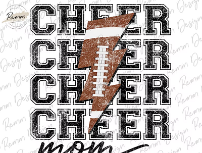 Cheer Mom Png, Football Cheer Mom Lightning Bolt Png 3d animation app branding design graphic design illustration logo ui vector