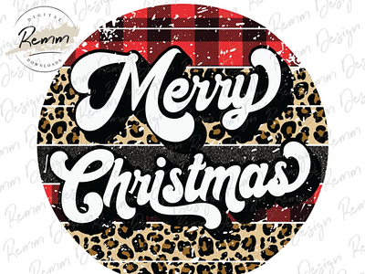 Merry Christmas PNG, Retro Christmas Sublimation