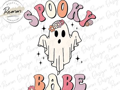 Spooky Babe Png, Cute Ghost Png, Fall Png