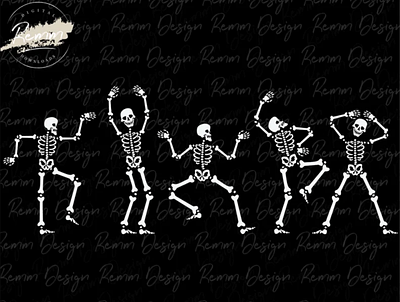 Halloween PNG, Dancing Skeletons Png 3d animation app branding design graphic design illustration logo ui vector