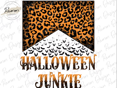 Halloween Junkie PNG, Western Png, Leopard Print 3d animation app branding design graphic design illustration logo ui vector