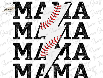 Baseball MAMA Png, Game Day Mom Bolt Png animation app branding design graphic design illustration logo ui vector