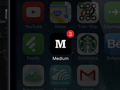 Medium.com App Design