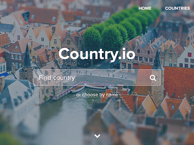 Country - Homepage city country data homepage landscape photo rating responsive design search website