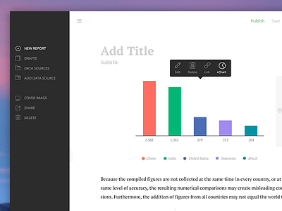 Data Editor admin chart dashboard data edit editor graph medium menu minimal panel visual