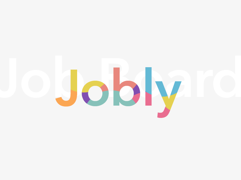 Job Board Logo colours design logo board job