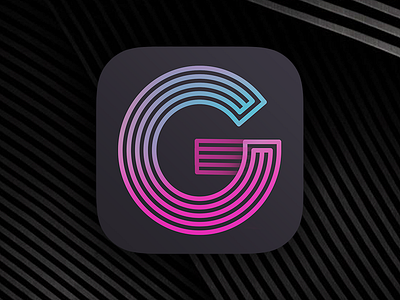 G App Icon, v2 app blue dark g gradient icon ios logo purple