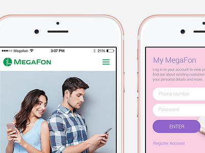 MegaFon Homepage Mobile