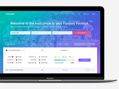 Fantasy Football Homepage